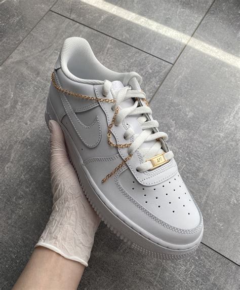 nike air force mit goldener kette|nike air force 1 schuhe.